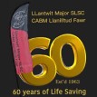 Llantwit Major Lifeguards 50 Years Logo